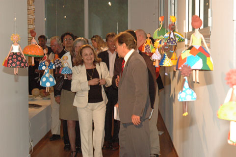 Presserundgang zur Austellung Kunsthandwerk aus Brasilien in FFM